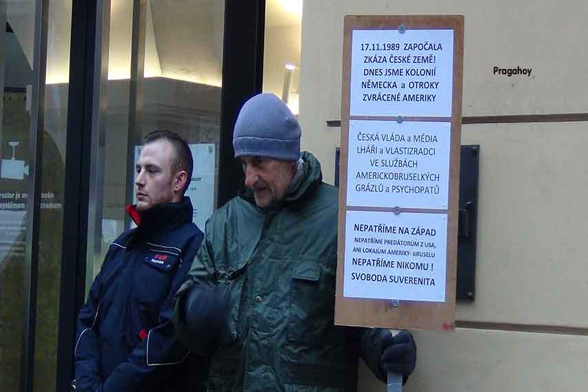 Protesta contra el gobierno La casa Blanca