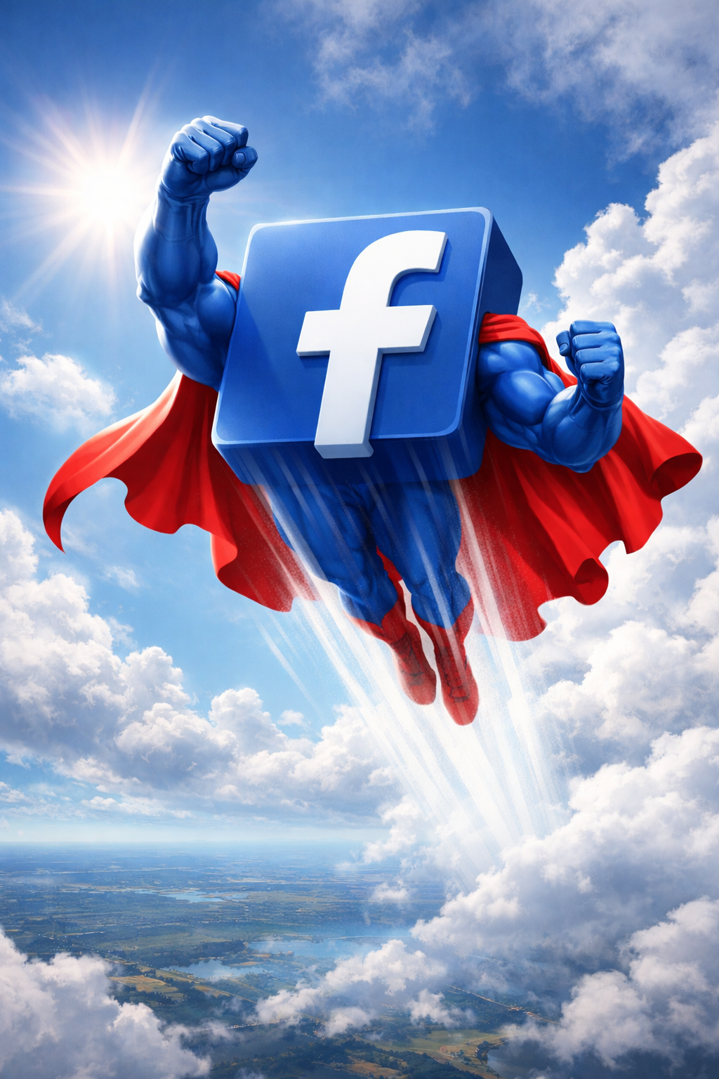 Super Facebook Avion Militar